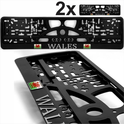Black number plate - 2x,
