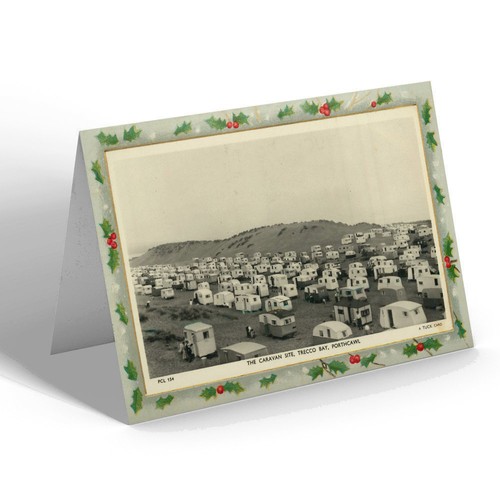 Christmas card vintage wales - wales,