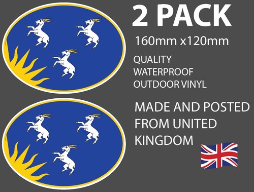Merionethire oval car sticker - merionethire,
