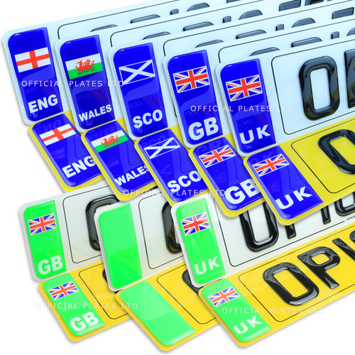 Gel badges for number - for,