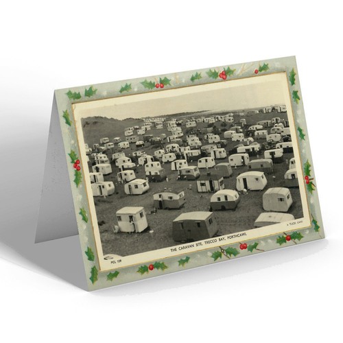 Xmas notelet vintage wales - xmas,