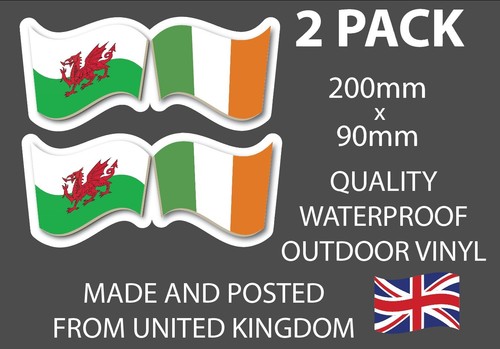 Wales ireland flag - ireland, car