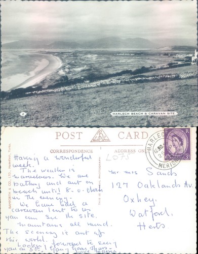 Harlech beach and caravan site - harlech,