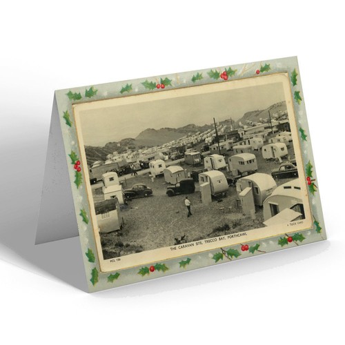 Xmas notelet vintage - vintage, wales