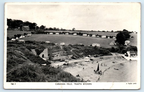 Postcard traeth bychan - postcard,