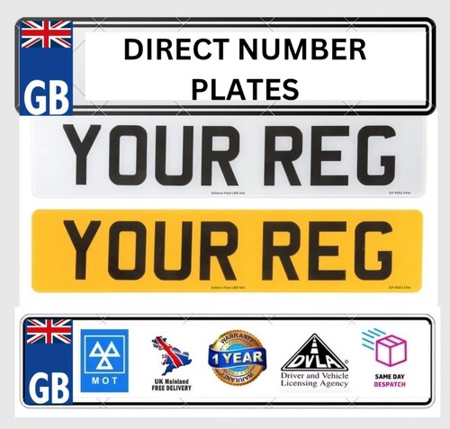 Number plates replacement - plates,