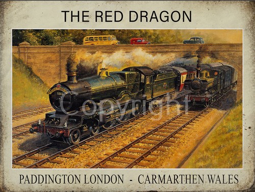 The red dragon - steam, train