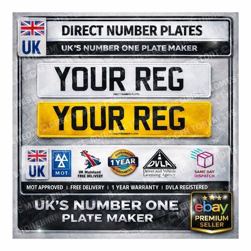 Number plates replacement - plates,