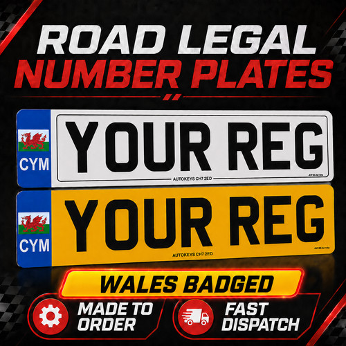 Wales badged number - (cym),