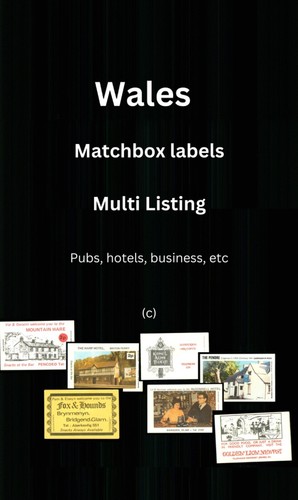 Matchbox label wales - matchbox,