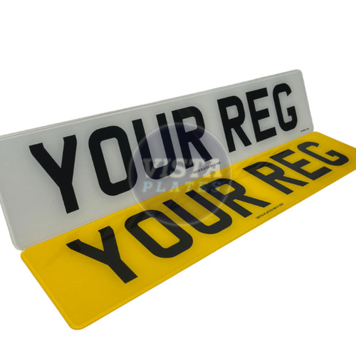 Standard number plates - plates, |