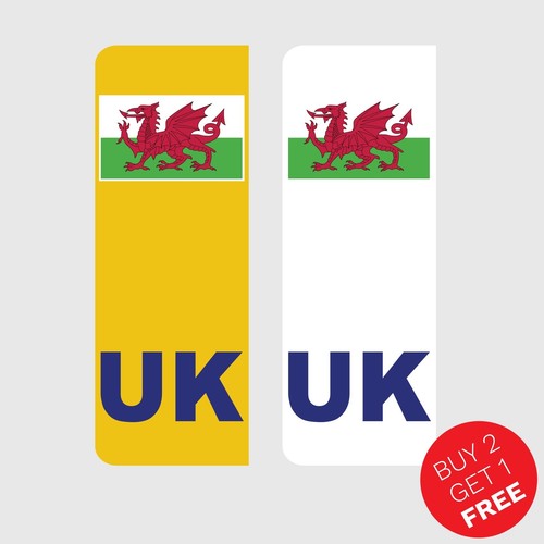 Wales car number plate - number,