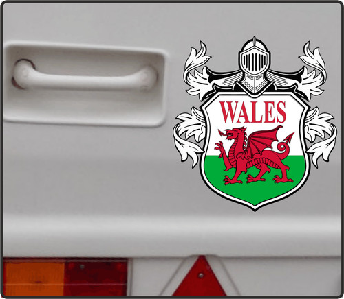 Wales county arms shield - wales,