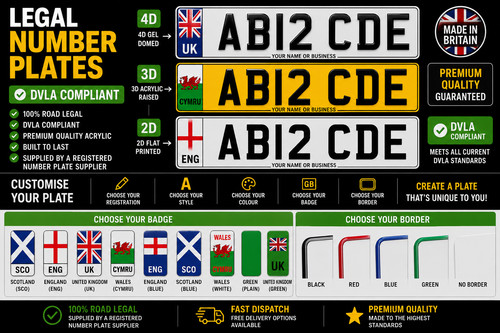 Premium number plates - premium, |