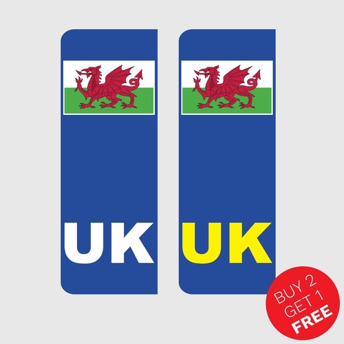 Wales car number - wales, plate