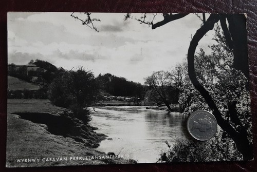 Postcard llansantffraid - postcard,