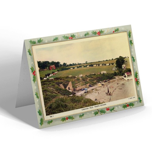 Xmas notelet vintage - vintage,