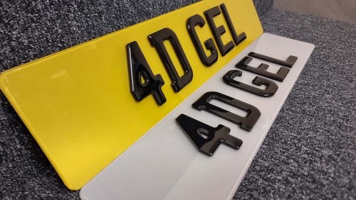 Number plates gel premium - number,