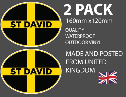 David wales flag - st, oval
